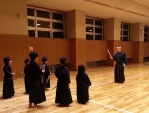 短剣道の稽古